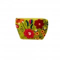 Rosa Green Makeup Bag