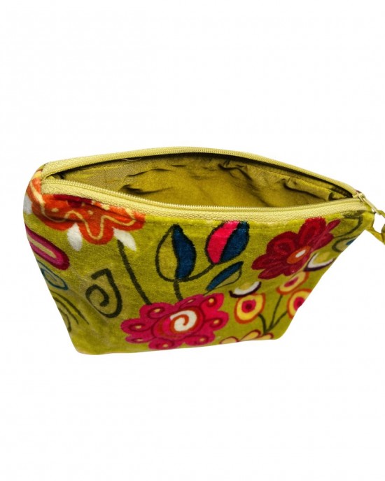 Rosa Green Makeup Bag