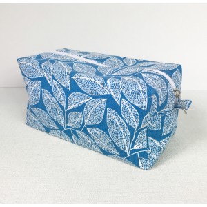 Leaf Cosmetic Bag - Azure