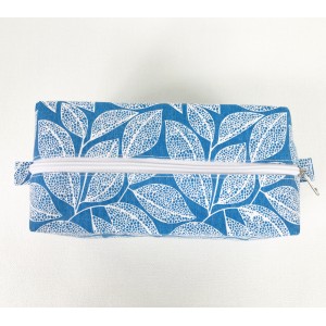 Leaf Cosmetic Bag - Azure