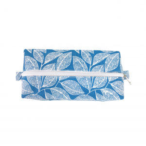 Leaf Cosmetic Bag - Azure