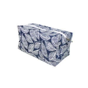 Leaf Cosmetic Bag - Navy
