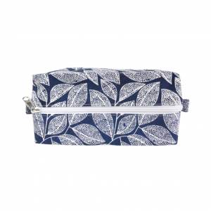 Leaf Cosmetic Bag - Navy