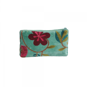 Songbird Cosmetic Purse - Aqua