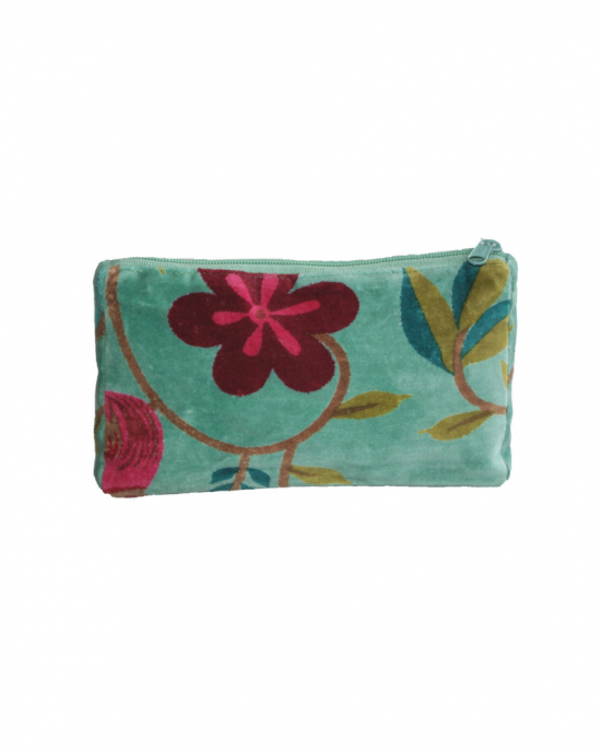 Songbird Cosmetic Purse - Aqua