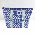 Trellis Beach Bag Navy